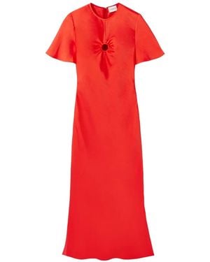 Claudie Pierlot Cutout Flared Dress