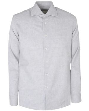 Tombolini Spread-Collar Long-Sleeve Shirt - White
