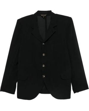 Comme des Garçons Sakko Mit Fallendem Revers - Schwarz