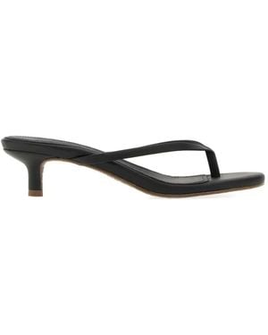 TKEES Julia Thong-Strap Sandals - White