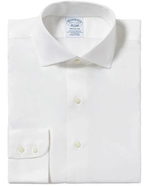 Brooks Brothers English-collar long-sleeve shirt - Weiß