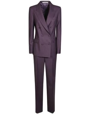 Tagliatore Parigi Double-Breasted Jacket - Purple