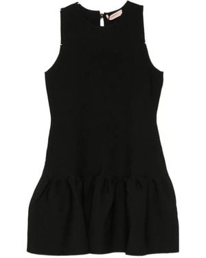 Twinset Sleeveless Mini Dress - Black