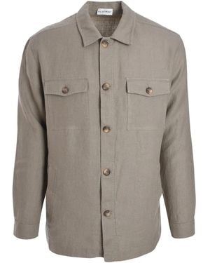 BLUEMINT Linnen Shirtjack - Grijs