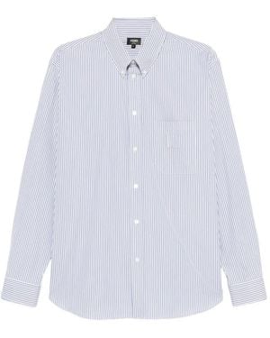 Fendi Striped-Pattern Shirt - White