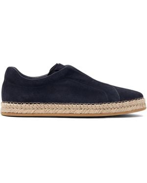 SCAROSSO Suede Espadrilles - Blue