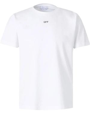 Off-White c/o Virgil Abloh Graphic-logo T-shirt - ホワイト