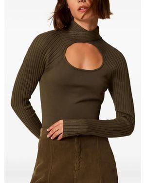 Twinset カットアウト プルオーバー - グリーン