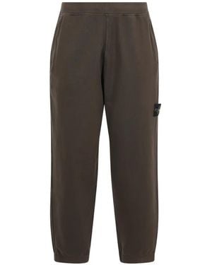 Stone Island Jogginghose Mit Logo-Patch - Grau