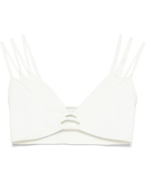 Viktor & Rolf Layered Cropped Top - White