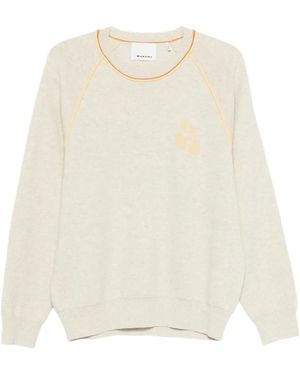 Isabel Marant Crew-Neck Jumper - White