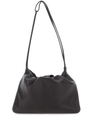 NOTHING WRITTEN Nella Leather Shoulder Bag - Black