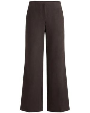 Reformation Vida Low-Rise Trousers - Brown