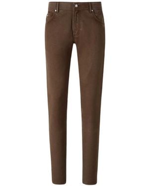 Marco Pescarolo Five-Pocket-Style Jeans - Brown