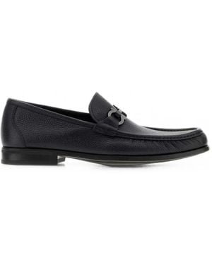 Ferragamo Gancini Ornament Loafers - White