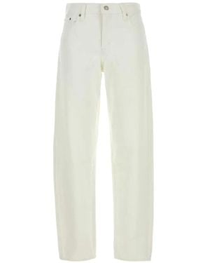 Levi's Loose-Fit Buckle-Detail Jeans - White