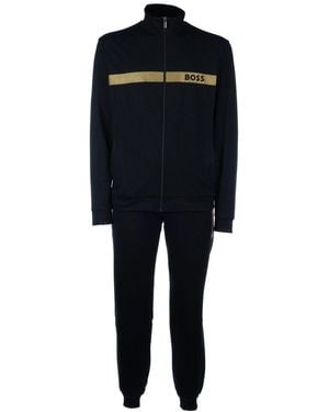 Gold hugo boss tracksuit best sale