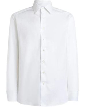 Etro Jacquard Motif Shirt - White