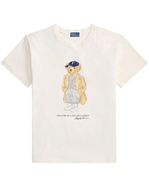 Polo Ralph Lauren Polo Bear Graphic T-Shirt - White