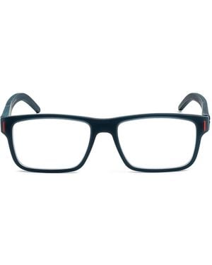Tag Heuer Brille Mit Eckigem Gestell - Blau