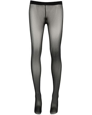 FALKE Geometric-Patterned Tights - Grey