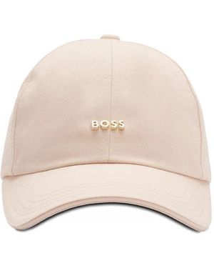 BOSS ロゴ キャップ - ナチュラル