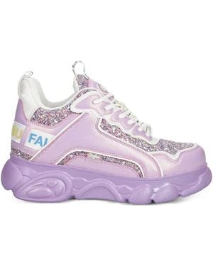 Buffalo Sneakers Cld Chai Con Glitter - Viola