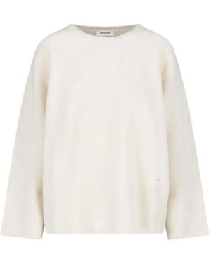 Low Classic Pullover Mit Logo-Patch - Weiß