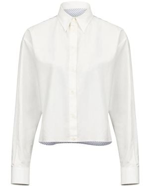 MM6 by Maison Margiela Effortless Elegance Mini Shirt - White