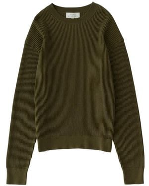 Studio Nicholson Arda Ribbed-Knit Sweater - Green