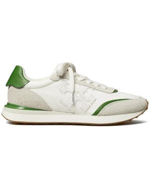 Tory Burch Destiny Logo-Patch Sneakers - White