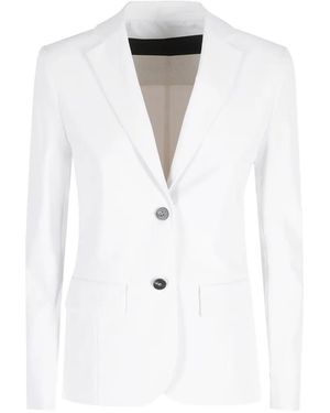 Rrd Flap-Pocket Single-Breasted Blazer - White