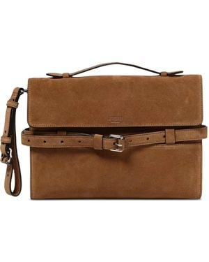 Moschino Tote Bag Mit Gürtel - Braun