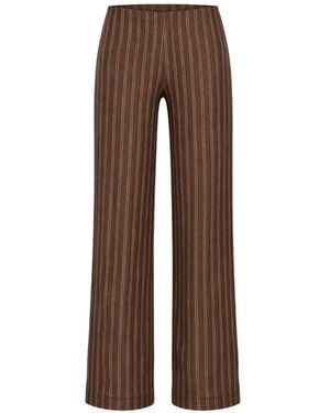 Reformation Petites Vida Low-Waist Broek - Bruin