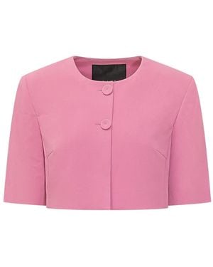 Pinko Spencer Cropped Jacket - Pink