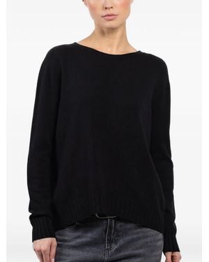 Kontatto Jersey con abertura en la espalda - Negro