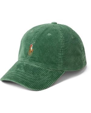 Polo Ralph Lauren Corduroy Baseball Cap - Green