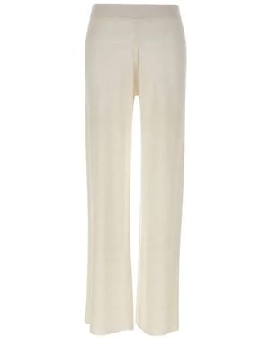 Kangra Linen Straight-Leg Pants - White