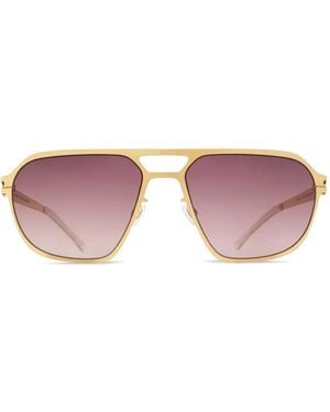 Mykita Sinclair ジオメトリック サングラス - ピンク