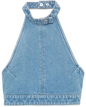 Nanushka Arina Top - Blue