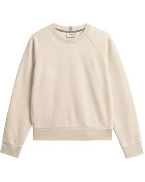 Pringle of Scotland Brushed-Back Raglan-Sleeve Sweatshirt - Natural