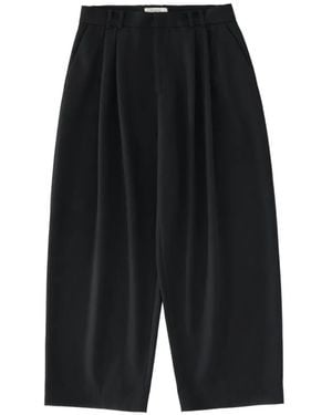 Studio Nicholson Pantalon Line À Plis - Black