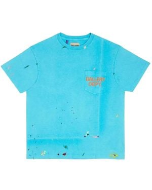 GALLERY DEPT. Logo Pocket T-Shirt - Blue