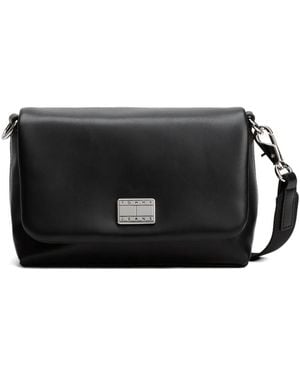 Tommy Hilfiger Logo-Plaque Shoulder Bag - Black