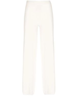 Kangra Pantalon À Taille Élastiquée - Blanc