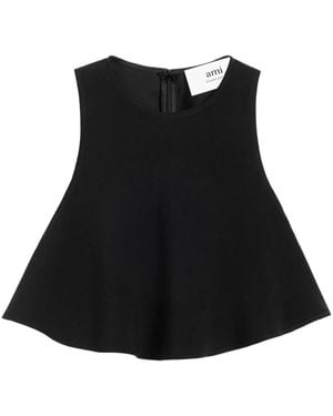 Ami Paris Ami Top - Black