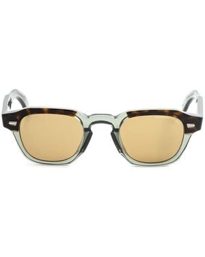 Cutler and Gross Colour-Block Sunglasses - Natural