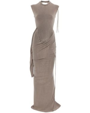 OTTOLINGER Draped Tie Maxi Dress - Natural