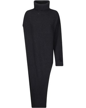 Thelatest Asymmetrisches Midikleid - Blau