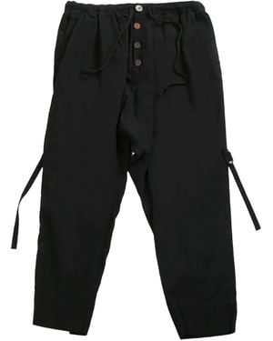 Undercover Cropped Tapered Pants - Black